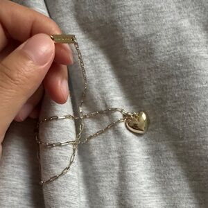 Elegant Gold Heart Necklace